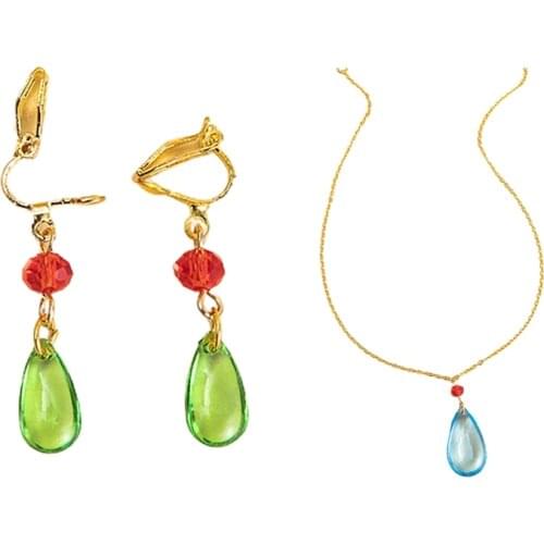 Anime Howls Moving Castle Howl Cosplay Costumes Necklace Earring