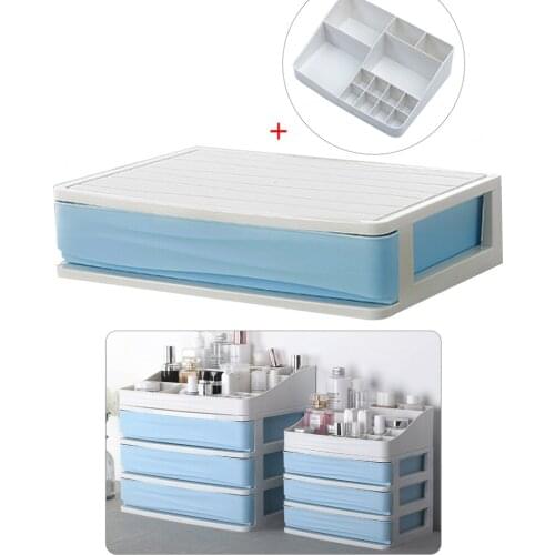 Plastic Makeup Organizer Make Up Brush Storage Box Cosmetic Organizer Lipstick Organizer Desktop Makeup Storage Box Container