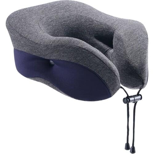 Memory Foam Neck Pillows Breathable Comfortable Car U Shaped Rebound Space Travel Pillow Headrest Portable Plane Accessories