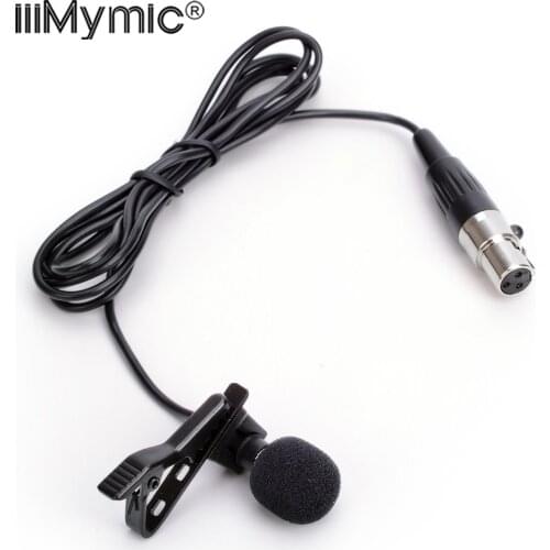 Professional Lavalier Lapel Tie Clip Unidirectional Condenser Microphone For AKG Wireless Body-Pack Transmitter 3 Pin XLR TA3F