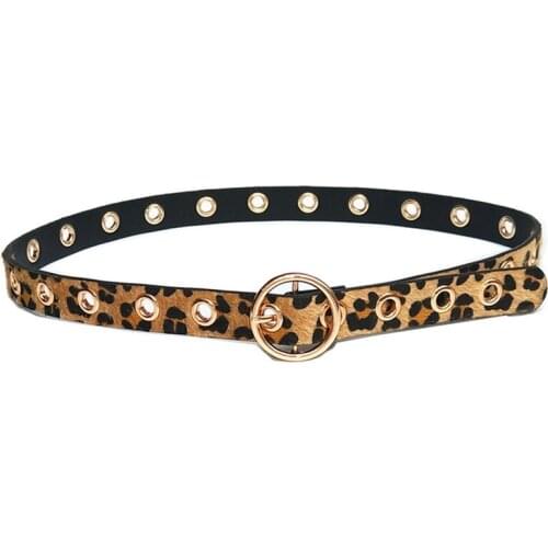 Double Ring Women Belt Fashion PU Leather Metal Buckle Heart Pin Belts For Women Ladies Leisure Dress Jeans Wild Waistband SW25