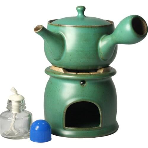 Thickening Quality Pottery Alcohol Stove Non-slip Anti-scald Chinese Style Exquisite Alcohol Lamp Tea Pot Warmer Samovar Tool