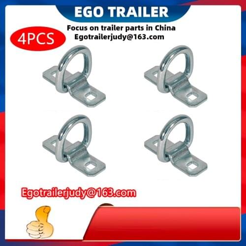 4XPCS Top quality recessed tie down,deck ring, lashing ring, rope ring D ring tie down point anchor trailer parts accessories
