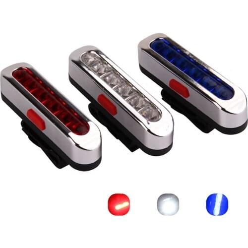 Stylish Cycling Equips 5 LED USB Rechargeable Mountain Bike Cycling Tail-lamp Waterproof 360 Degree Rotation Bike Tail Light