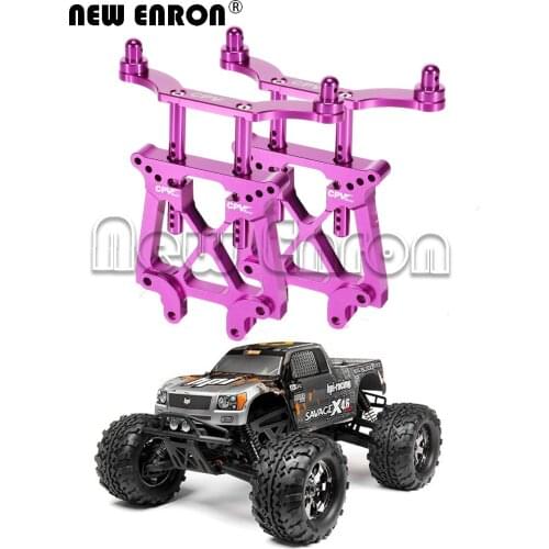 1/8 4Pc #85060 #85234 Alloy Front Rear Shock Tower Damper Plate Body Post Set For RC Car HPI Savage Flux XL 21 25 SS 3.5 4.6 5.9