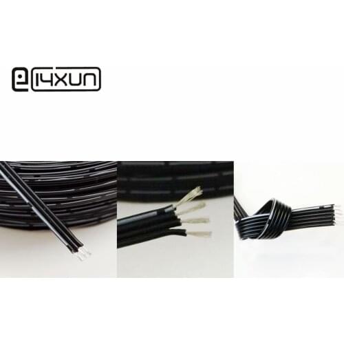 1metre 26AWG 28AWG 30AWG Silicone Wire Ultra Flexiable Test Line 3P 4P 6P 0.08mm Tinned Copper Cable High Temperature