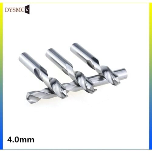 1 piece Micro carbide drill bit 4mm 5mm 6mm CNC rotary tool Metal lathe drill tool