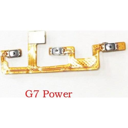 10pcs/lot Power On Off Volume Switch Side Button Key Flex Cable Parts Replacement For Moto G7 Plus G7 Power G7 play