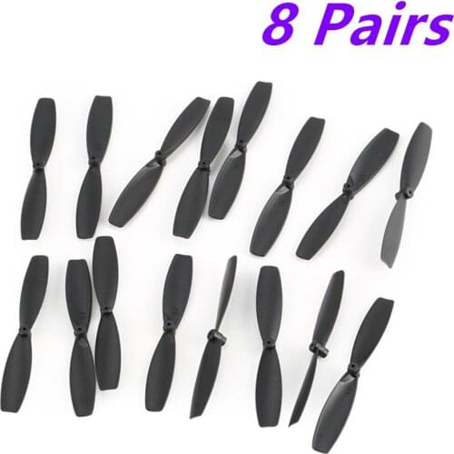 8 Pairs CW/CCW Propeller Props Blade for RC 60mm Mini Racing Drone Quadcopter Aircraft UAV Spare Parts Accessories Component