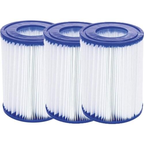 Swimming Pool Filter Cartridge SIZE II for FD2137 Swimming Pool TYPE II Inflatable Pool Accessories for 500/800 Gallon