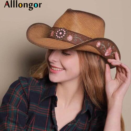 Alllongor Cowboy Hats