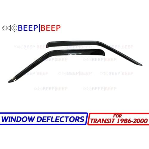 For Ford Transit 1986-2000 car window deflectors car wind deflector sun guard rain vent visor cover car styling accessories