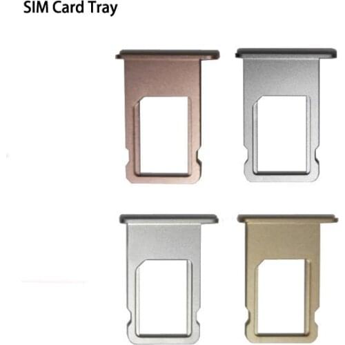 Hot Randomly Color Original SIM Card Tray Holder Slot for Iphone 5s 6 6s 6P 6sP 7 7P SIM Holder Slot Tray Container Adapter