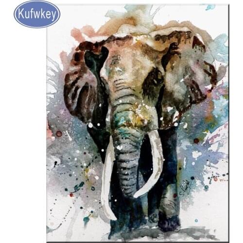 Home decor New Design 5d diy square diamond painting elephant rhinestone picture diamond embroidery mosaic cross-stitch animal