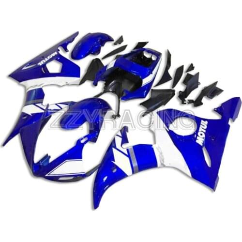 Injection Fairings for Yamaha R6S 2006 - 2009 2007 2008 Complete Motorcycle 06 07 08 09 ABS Plastic Cowls New Kit White Blue