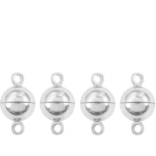 10pcs Copper Magnetic Clasps Jewelry Findings Making DIY Connected Clasps For Leather Cord Necklace Bracelets Handmade