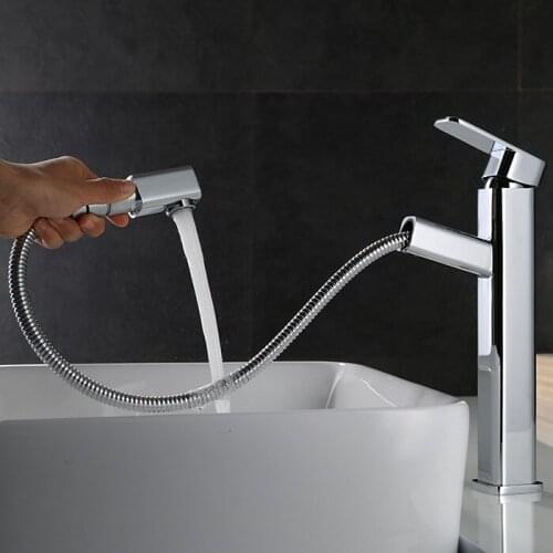 Copper pull out type faucet hot pump Hand-Pulled Noodle basin faucet