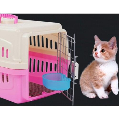 Pet Bowl Parrot Bird Hamster Feed Bowl Cage Hanging Drinking Food Feeder Cup Bowl Feeding bowl tools For Dogs Cats Product