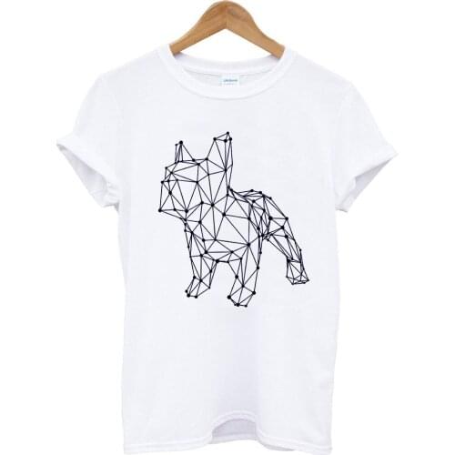 2019 Fashion Summer Hot sale French bulldog-simple animal pug design graph art funny humor t-shirt Tee shirt