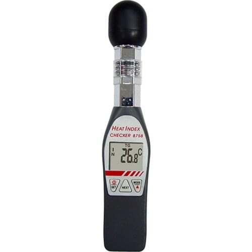 AZ8758 WBGT monitor black ball comprehensive temperature thermal index meter 40 mm radiation temperature WBGT, TA/TG humidity