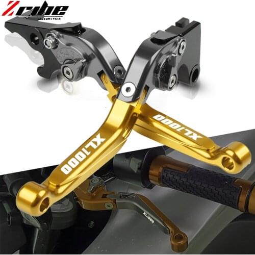 Motorcycle Accessories For Honda XL1000 / XL1000V VARADERO XL 1000 V 1999-2013 Aluminum Folding Extendable Brake Clutch Levers