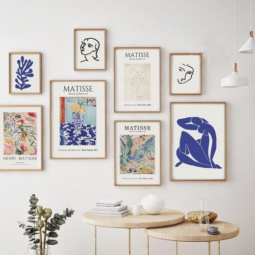 Henri Matisse Retro Posters And Prints Abstract Landscape Wall Art Vintage Canvas Painting Pictures For Living Room Home Decor