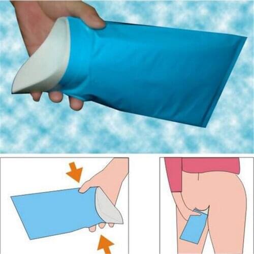 1 X Pink Blue Sliver Unisex Disposable Portable Urine Bag Bags Outdoor Travel Emergency Toilet For Child Men Women