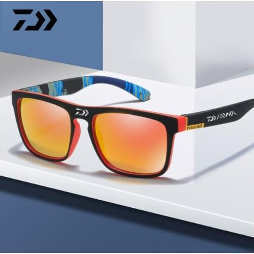 Daiwa New Fishing Glasses Polarized Sunglasses Cycling Sports Sunglasses Anti-UV Driving Mirror Mens UV400 Sunglasses Polarized