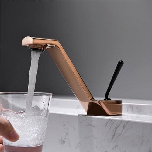 Bathroom Basin Mixer Modern Waterfall Faucet Luxury Wash Basin Tap Home Improvement Counter Top Mounted Hot Cold Taps Torneira