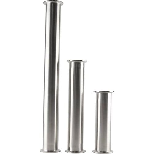 Tri Clamp Pipe 2" 51mm (OD 64mm) Sanitary Steel 304 Spool Pipe L500mm (20") Long