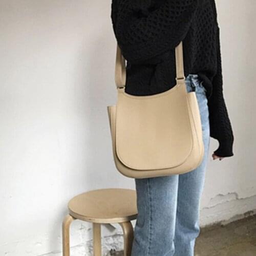 High Quality PU Black Crossbody Bag Women Designer Magnetic Buckle Square Shoulder Bag Woman Harajuku Soft-Faced Shoulder Bags