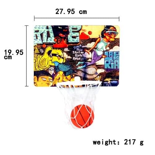 10pcs diy sublimation blank Indoor Adjustable Hanging Basketball Netball Hoop Basketball game Mini Basketball Board kids toy