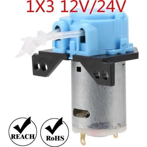 24V/12V DC DIY Colour Dosing Pump Peristaltic Dosing Head For Aquarium Lab Analytical Water water pump tube pumpby GROTHEN
