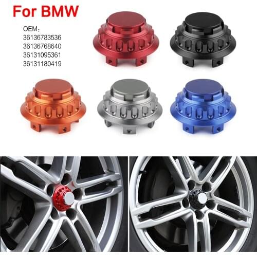 4pcs 68mm aluminum Car Wheel Center Hub Caps Wheel Dust-proof Hubcap Cover for BMW E36 E46 F02 M3 With the instruction book