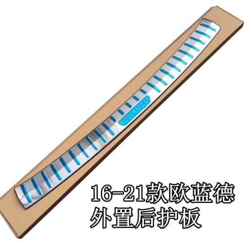 Car-styling High quality stainless steel Rear bumper Protector Sill For Mitsubishi Outlander 2013-2021 Car-covers