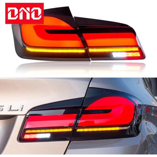 DNO 12V Car LED Tail Light For BMW F10 F18 520i 530i 2009 - 2018 LED Rear Fog Lamp + Brake + Halogen Reverse + Turn Signal