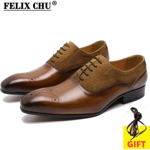 Big Size 13 Mens Oxford Shoes Genuine Leather Men Dress Shoes Suede Casual Pointed Toe Formal Business Male Wedding Suit Shoes