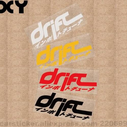 Drift Cut Vinyl Decal Car Sticker Truck Car Window Bumper Sticker Motorbike Decals