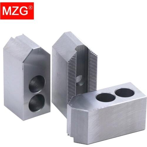 MZG 4 5 6 8 10 12 inch 90 Degree Standard Hollow Soft Jaw for CNC Lathe Holder Cutting Tool Machining