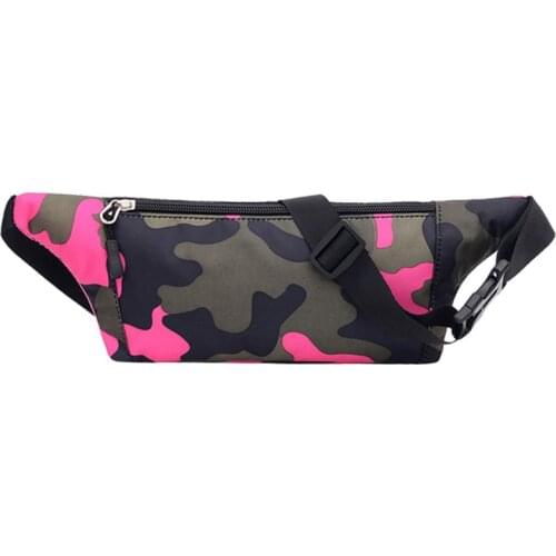 New Camouflage Dark Grain Bum Bag Canvas Unisex Fanny Pack Waist Hip Belt Bag Purse Pouch Pocket Travel Running Sport Bag