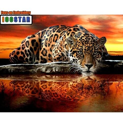 Full Drill Square Diamond 5D DIY Diamond Painting"Tattoo tiger"Diamond Embroidery Cross Stitch Rhinestone Mosaic Painting RS1520