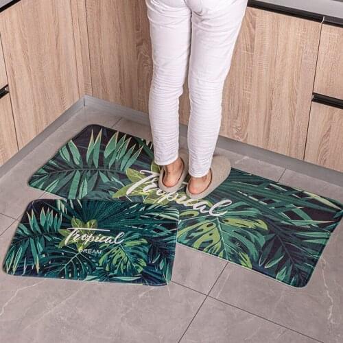 Kichen Carpets Mat Non-slip Water Absorption Bath Carpet Mats Area Rugs Living Room Balcony Printed Entrance Doormat Floor Mat