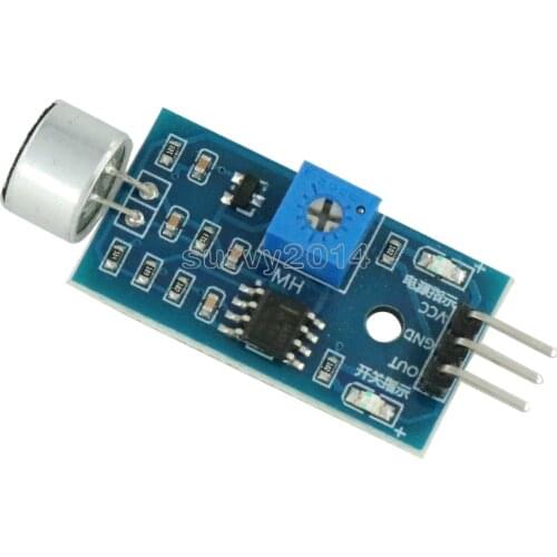 2PCS 3pin Voice Sound Detection Sensor Module Intelligent Smart Robot Helicopter Airplane Boart Car for arduino Diy Kit