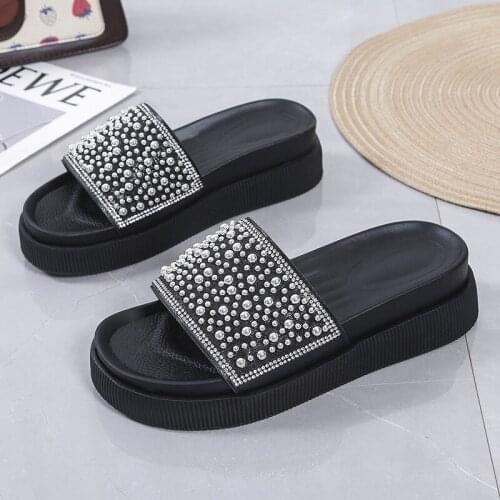 Fashion 2021 New Summer Womens Sandals Peep Toe Shoes Platfroms Casual Wedges Indoor Ytmtloy House Slippers Zapato Mujer