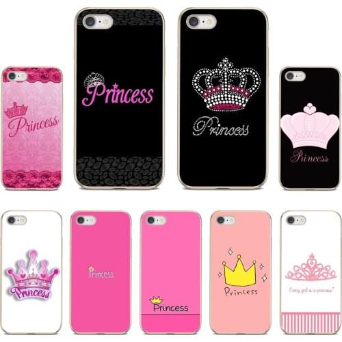 Silicone Phone Shell Cover pink-Crown-Princess For Xiaomi poco X3 nfc F2 Pro M3 Mi 5X 6X Max Mix 1 2 2S 3 Mi5 Mi6 Mi3 Mi4