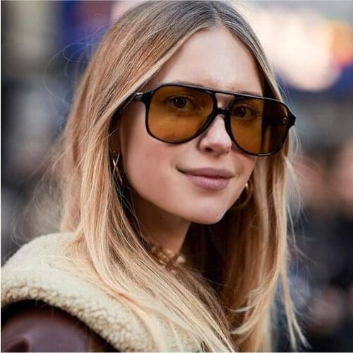 NEW Fashion Classic Vintage Pilot Polarized Sunglasses For Women Men Cool Gradient ins Brand Design Sun Glasses Shades oculos
