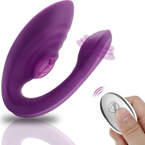 Vibrating Adult Vagina Clitoris Stimulate U Type Powerful Vibrator for Women Masturbator Wireles Remote Vibration Sex for Couple