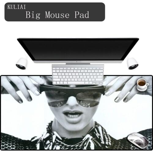 XGZ Retro Girl Photo Precision Edging Kindle Paperwhite Case Rubber Mouse Pad Keyboard Mat Mats Gaming Laptops Mousepads Lol