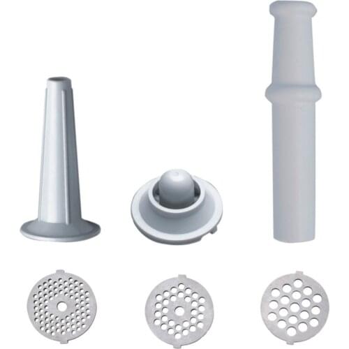 6pcs/set Meat Grinder Parts Electric Meat Grinder Sausage Maker Stainless Cutter Home Use Accessories