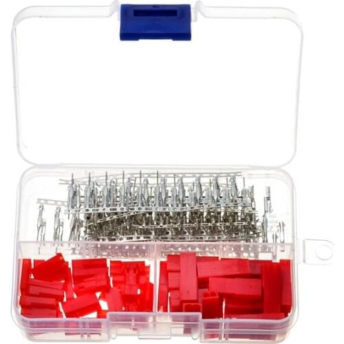 260Pcs Wire Cable Jumper Male/Female Pin Connectors PCB Headers Housing Terminals & Rainbow Color Flat Ribbon IDC Cable Kit